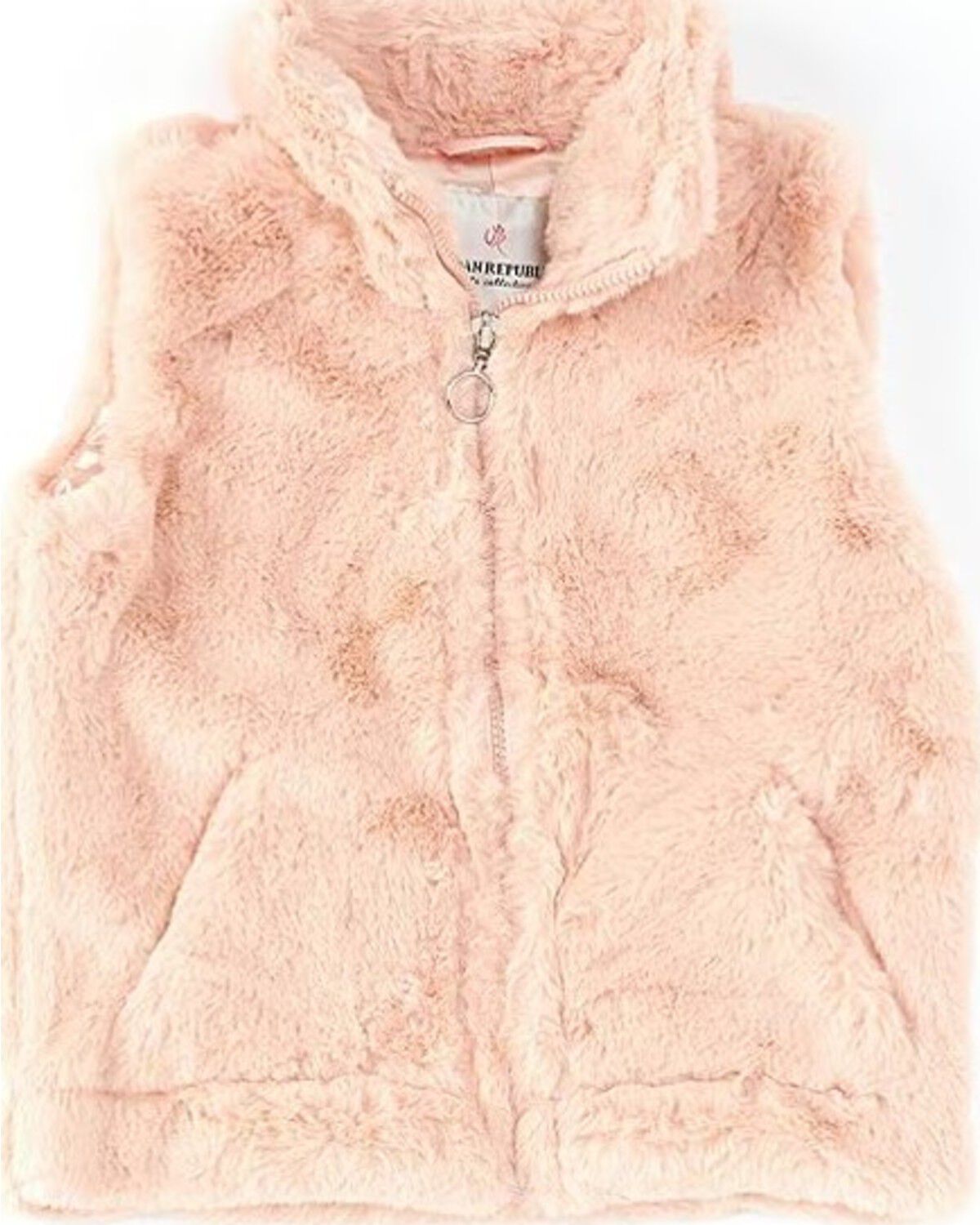 Image #1 - Urban Republic Infant Girls' Faux Fur Vest, Pink, hi-res