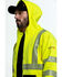Image #5 - Ariat Men's FR Hi-Vis Full Zip Work Hooded Jacket , Bright Yellow, hi-res