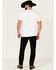 Image #3 - Cody James Men's Fresian Dark Wash Stretch Tapered Slim Straight Jeans, Black, hi-res