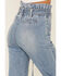 Image #4 - Flying Tomato Women's Light Wash Vintage High Rise Paperbag Tie Waist Jeans, , hi-res