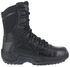 Image #3 - Reebok Men's Stealth 8" Lace-Up Black Side-Zip Work Boots - Soft Toe, Black, hi-res