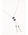 Image #1 - Lainey Wilson Women's Stone Tassel Bolo Necklace, Silver, hi-res