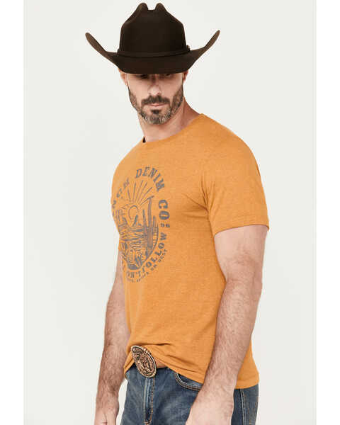 Image #2 - Cinch Men's Desert Scenic Short Sleeve Graphic T-Shirt, Mustard, hi-res