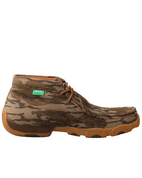 Twisted X Men's Mossy Oak Original Bottomland Driving Shoes - Moc Toe, Camouflage, hi-res