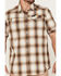 Image #3 - ATG by Wrangler Men's All-Terrain Plaid Asymmetric Pocket Short Sleeve Button Down Western Shirt , , hi-res