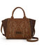 Image #1 - Wrangler Women's Jessie Embroidered Concealed Carry Tote, Brown, hi-res