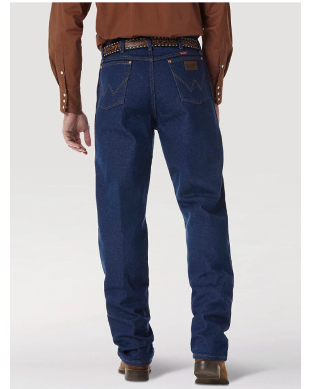 Image #4 - Wrangler 31MWZ Cowboy Cut Relaxed Fit Prewashed Jeans, Indigo, hi-res