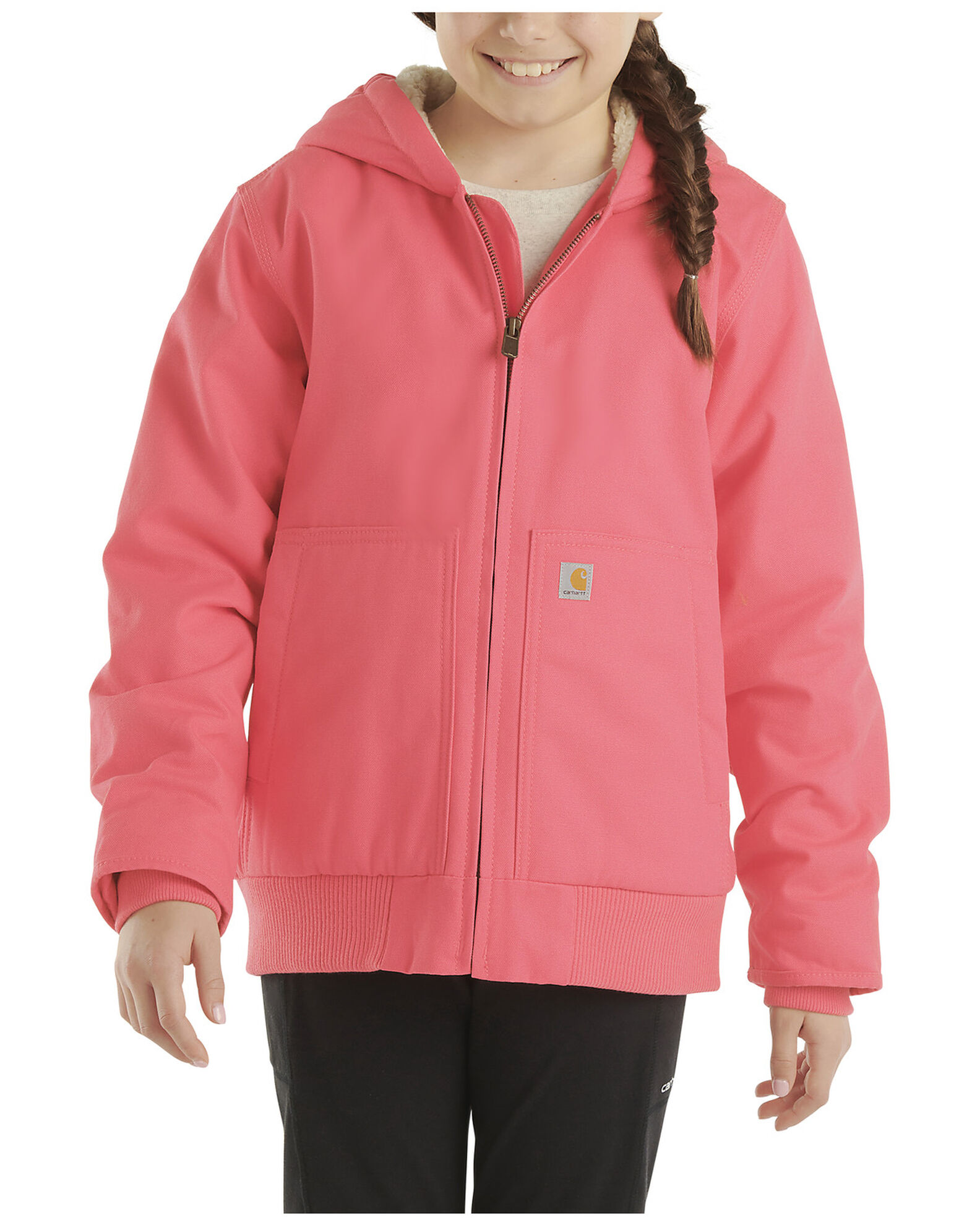 Red carhartt jacket with hood cheap