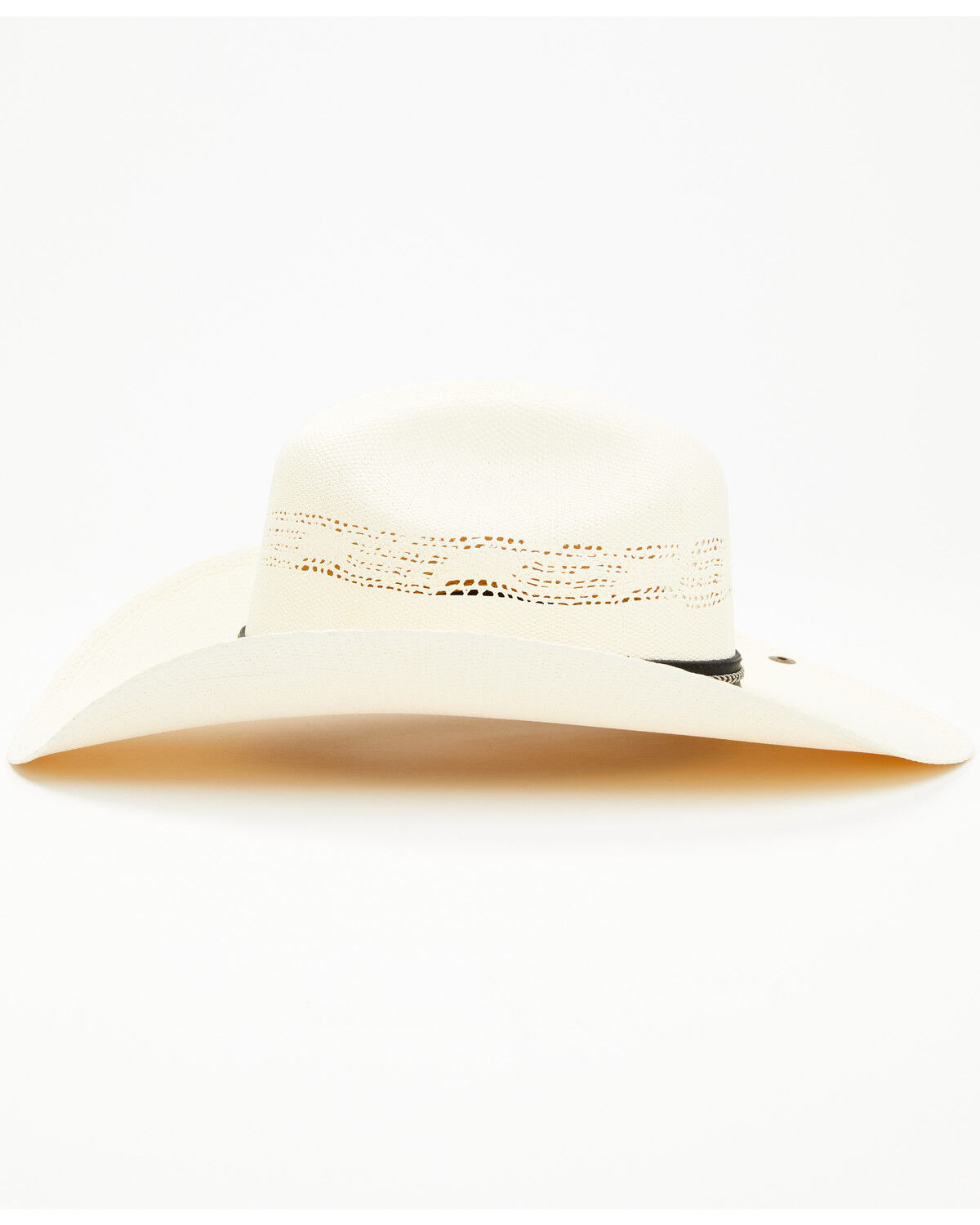 Image #3 - Peter Grimm Straw Cowboy Hat, White, hi-res