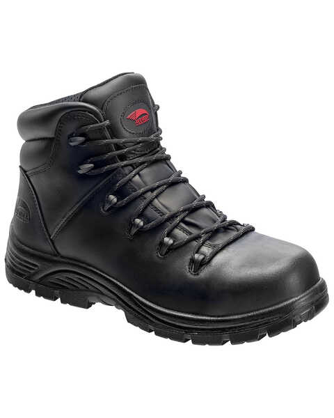 Avenger Men's Waterproof Hiker Boots - Composite Toe, Black, hi-res