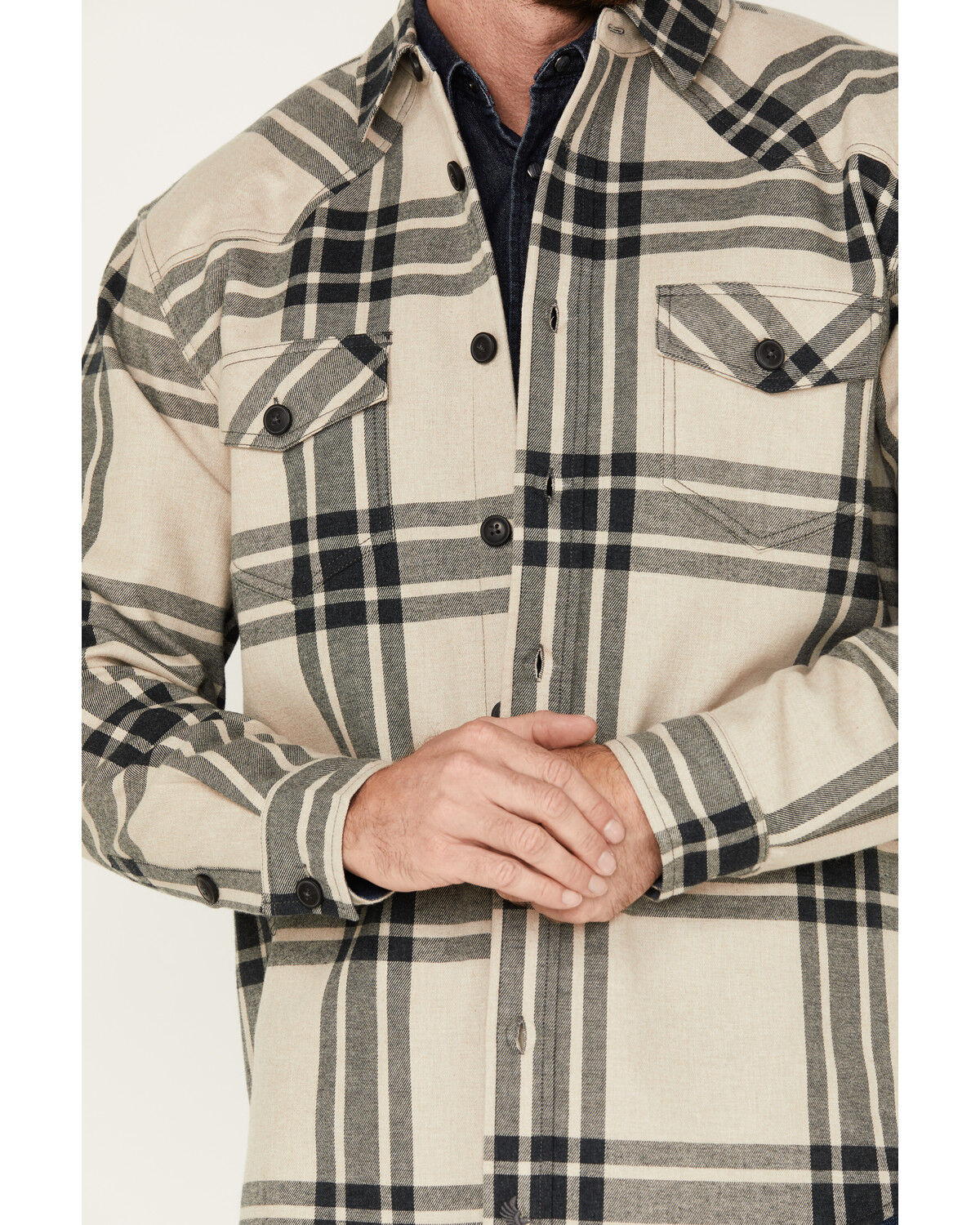 商品画像：Cody James Men's Plaid Print Button-Down Lumber Jack Wool 3