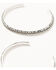 Image #4 - Shyanne Women's Rhinestone Cuff Bracelet Set - 3 Piece, Silver, hi-res