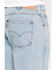 Image #4 - Levi's Men's 557 Back in the Saddle Light Wash Mid Rise Straight Stretch Denim Jeans, Light Wash, hi-res