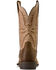 Image #3 - Ariat Men's Brush Creek Performance Western Boots - Broad Square Toe, Tan, hi-res