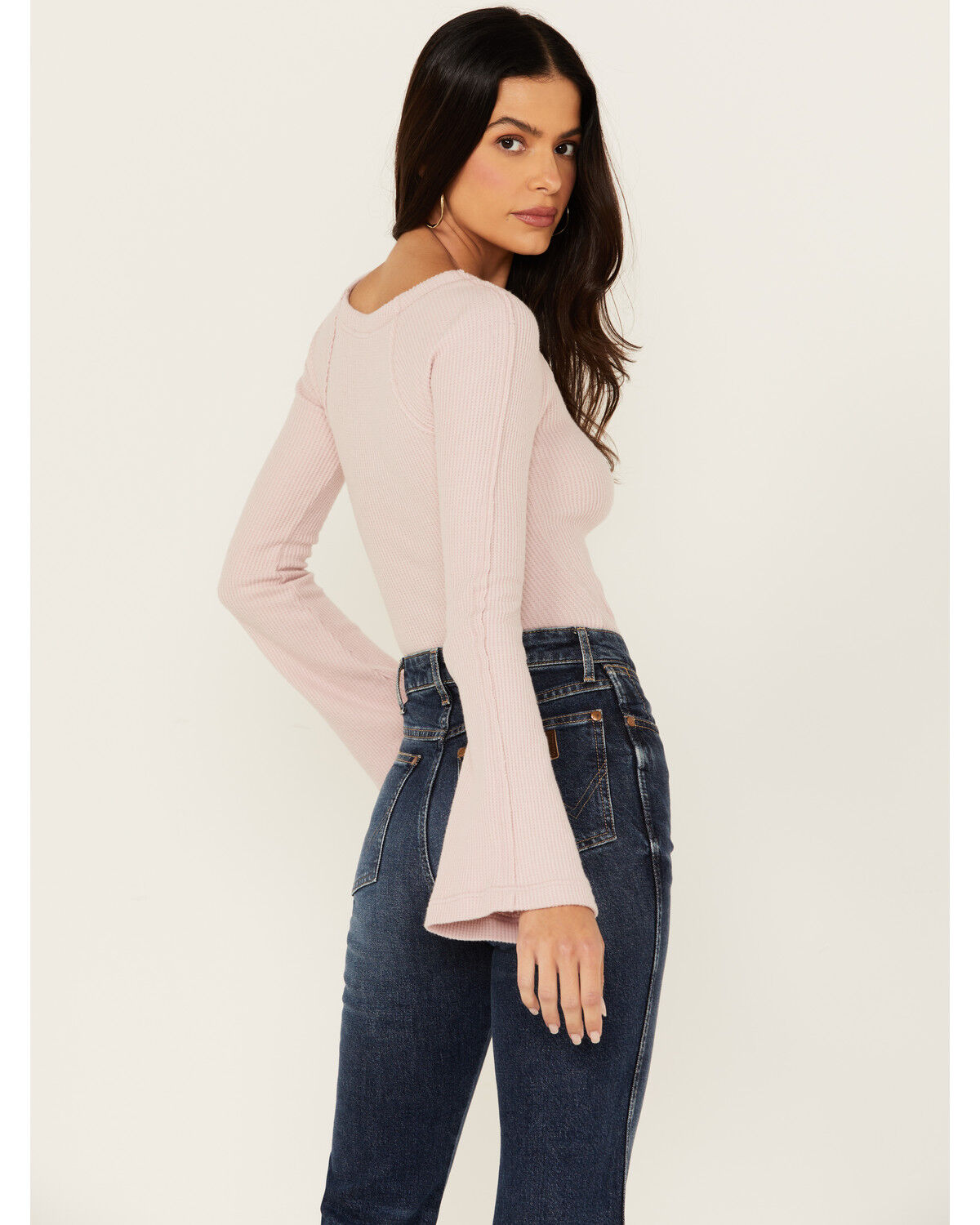 Image #4 - Free People Women's On A Cloud Bodysuit, Pink, hi-res
