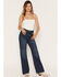 Image #1 - Levi's Women's Dark Wash Mid Rise Loose Bootcut Denim Jeans, Dark Wash, hi-res