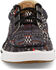 Image #4 - Twisted X Women's Kicks Lace Southwestern Sneaker - Moc Toe, Black, hi-res