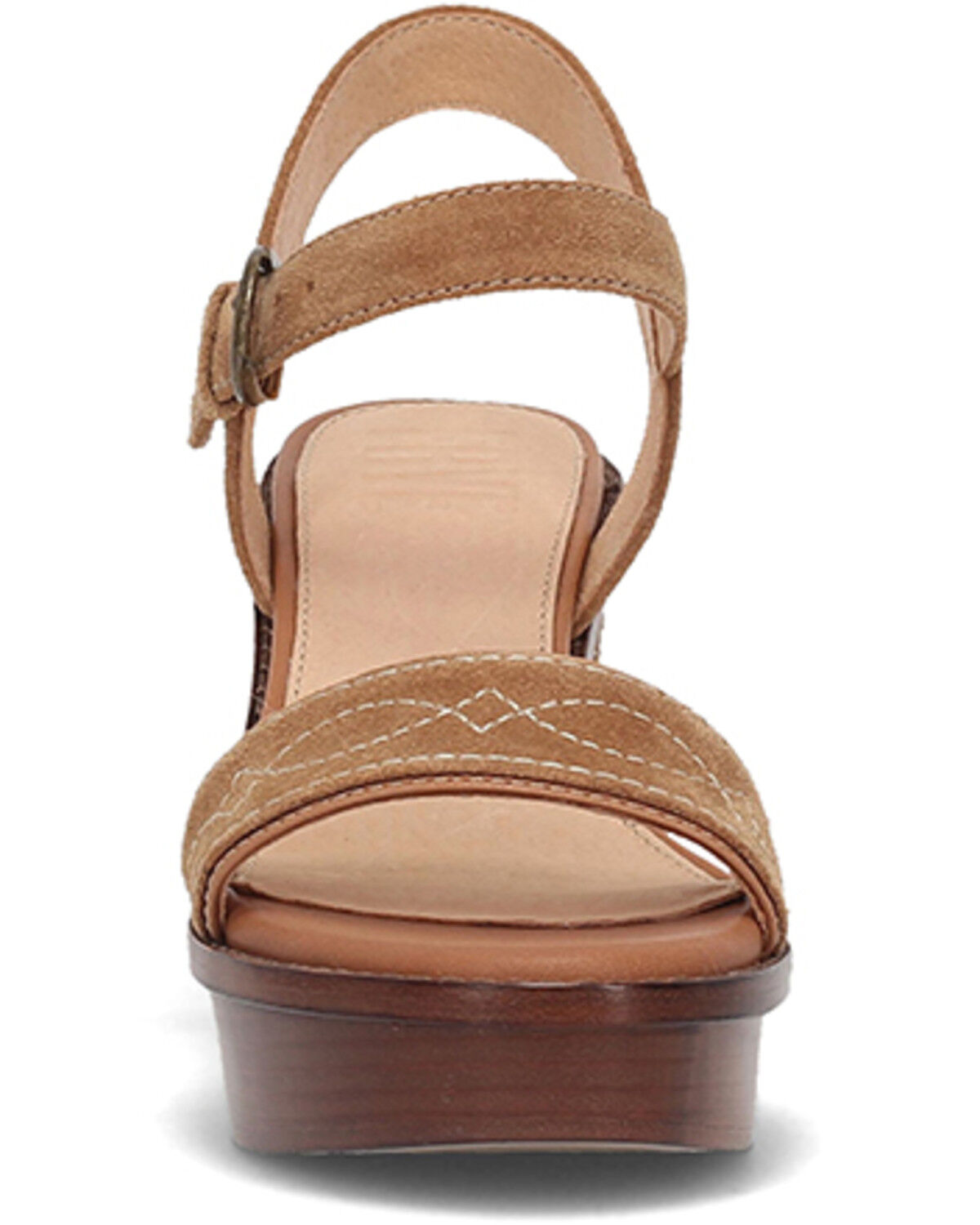Image #4 - Frye Women's Pipa Woodstock Platform Sandal, Brown, hi-res