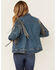 Image #3 - STS Ranchwear Women's Gretchen Fringe Denim Jacket, Blue, hi-res