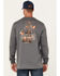 Image #1 - Hawx Men's FR Hawx Long Sleeve Graphic Work T-Shirt, Charcoal, hi-res