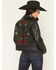 Image #1 - Idyllwind Women's Glenrose Floral Leather Jacket, Black, hi-res