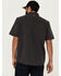 Image #4 - Hawx Men's Solid Short Sleeve Button-Down Work Shirt - Big, Charcoal, hi-res