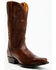 Image #1 - El Dorado Men's Calf Leather Western Boots - Square Toe, Tan, hi-res