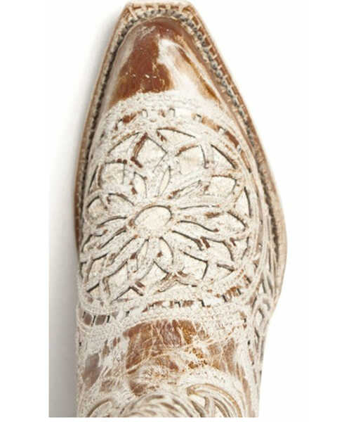Image #6 - Ferrini Women's Mandala Western Boots - Snip Toe, Brown, hi-res