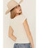 Image #4 - Wild Moss Women's Crochet Ribbed Knit Top, Ivory, hi-res