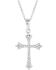 Image #1 - Montana Silversmiths Women's Ethereal Crystal Cross Necklace, Silver, hi-res