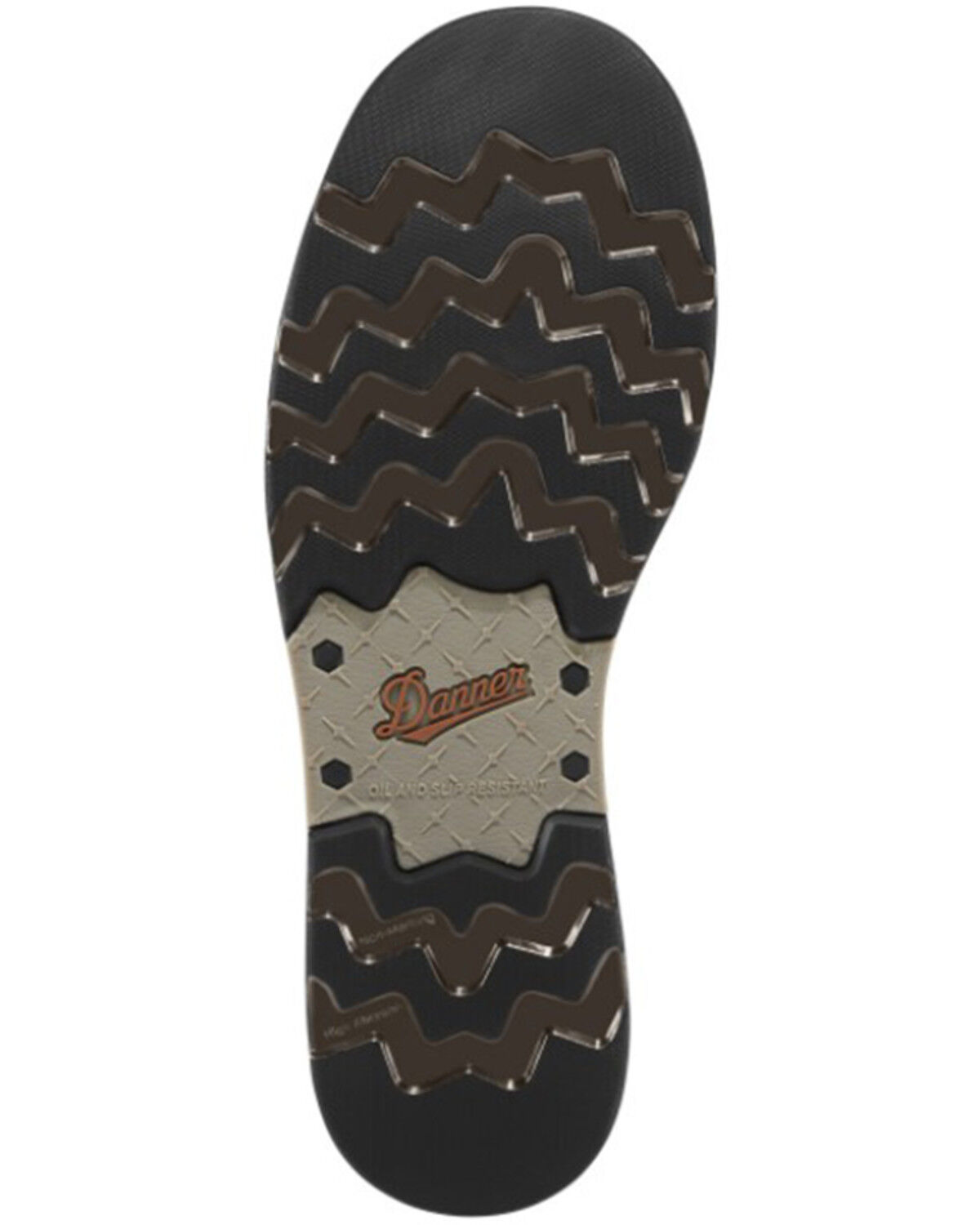 Image #5 - Danner Men's Steel Yard Lacer Work Boots - Steel Toe, Brown, hi-res