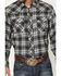 Image #3 - Wrangler Men's Plaid Print Long Sleeve Snap Flannel Shirt, , hi-res