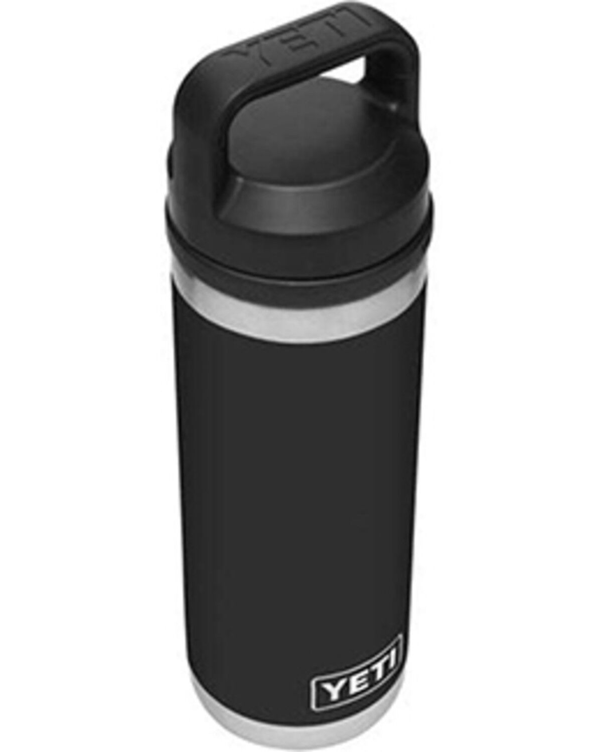 Image #2 - YETI Rambler® Chug Cap 18oz Water Bottle, Black, hi-res
