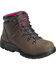 Avenger Women's Waterproof Lace-Up Work Boots - Round Toe, Brown, hi-res