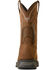 Image #3 - Ariat Men's WorkHog&reg; XT Distressed Work Boots - Carbon Toe, Brown, hi-res
