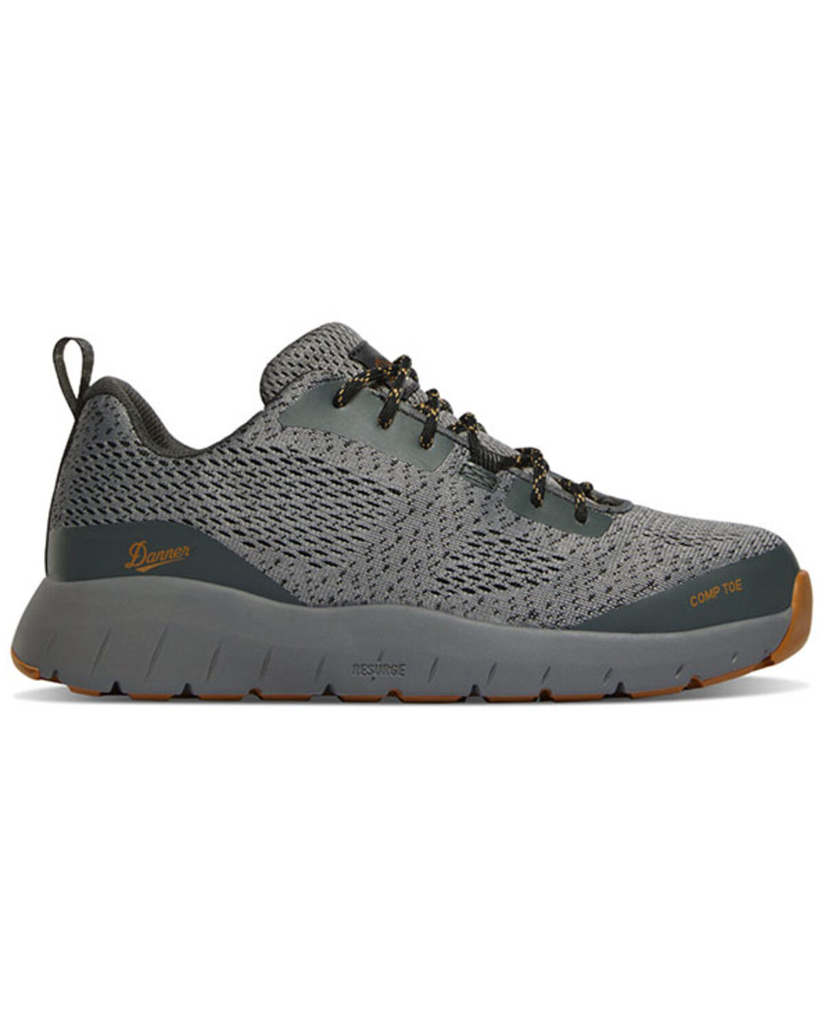 Image #2 - Danner Women's Run Time 3 Work Sneakers - Composite Toe, Grey, hi-res