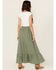 Image #3 - Originality Women's Front Yoke Midi Skirt, Sage, hi-res