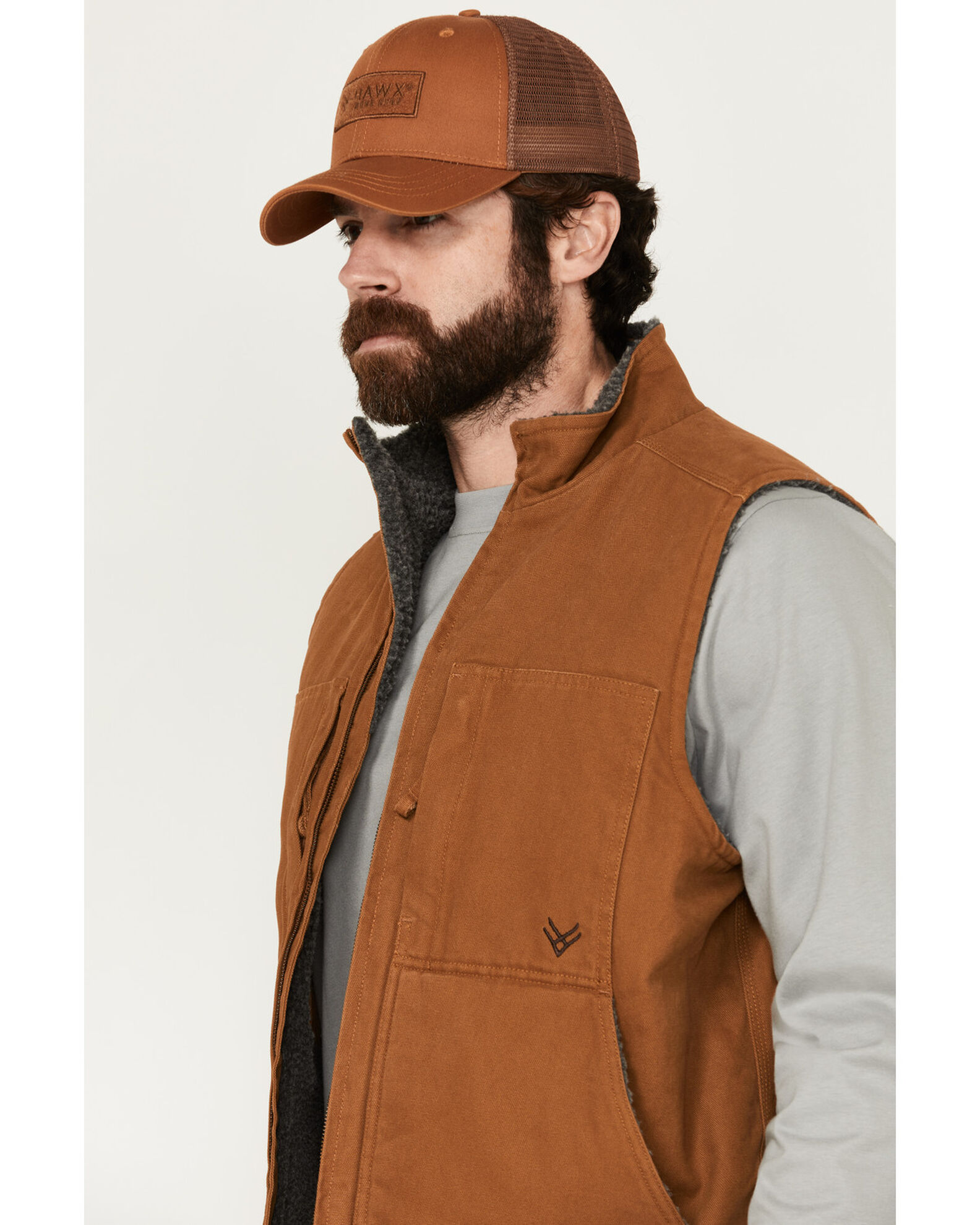 Product Name: Hawx Men's Browder Weathered Duck Work Vest