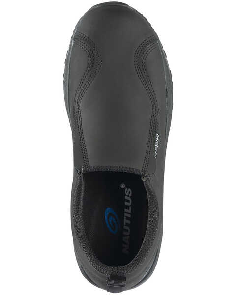 Image #4 - Nautilus Men's Guard Slip-On Work Shoes - Composite Toe, Black, hi-res