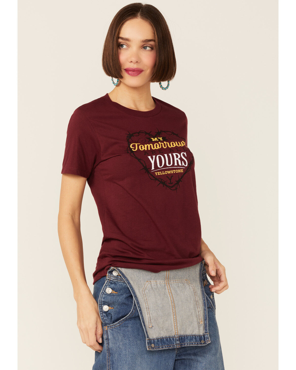 Image #1 - Paramount Network's Yellowstone My Tomorrows Are All Yours Graphic Tee, Rust Copper, hi-res