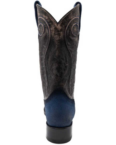 Image #5 - Ferrini Men's Roughrider Western Boots - Square Toe , Black, hi-res