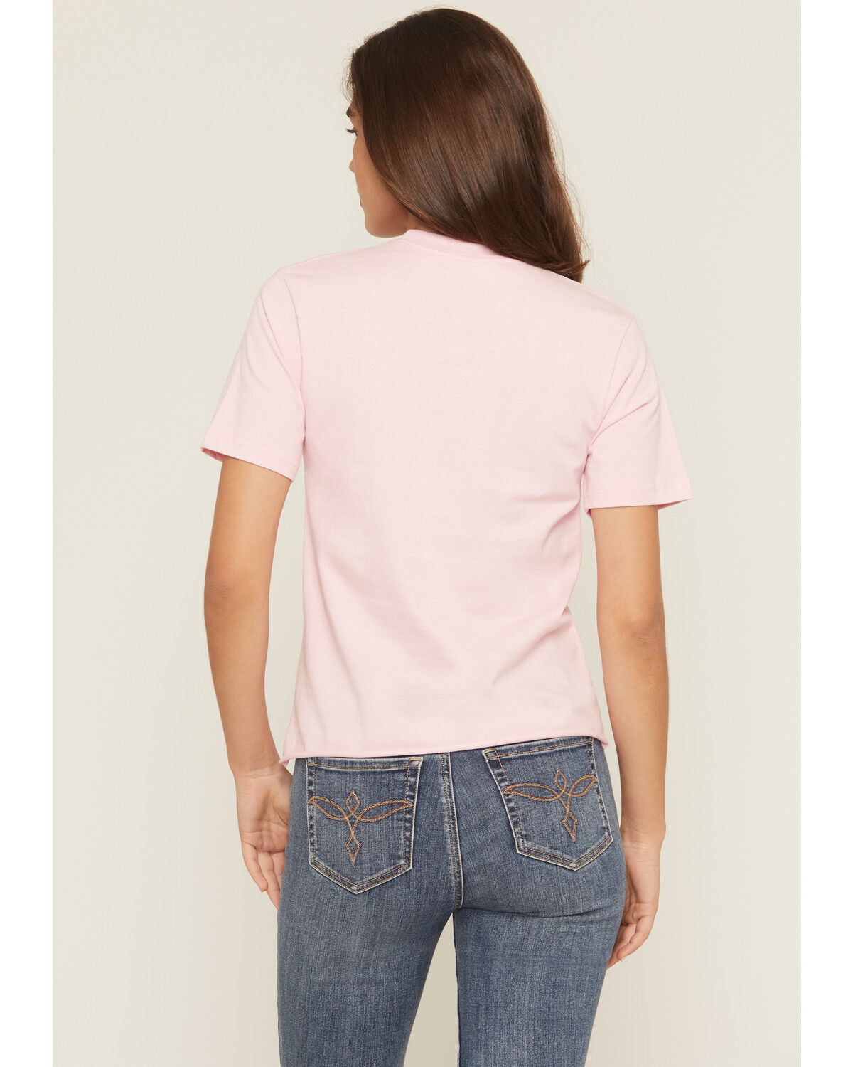 Image #4 - Coors Women's Rhinestone Stars Cowboy Short Sleeve Oversized Graphic Tee, Pink, hi-res