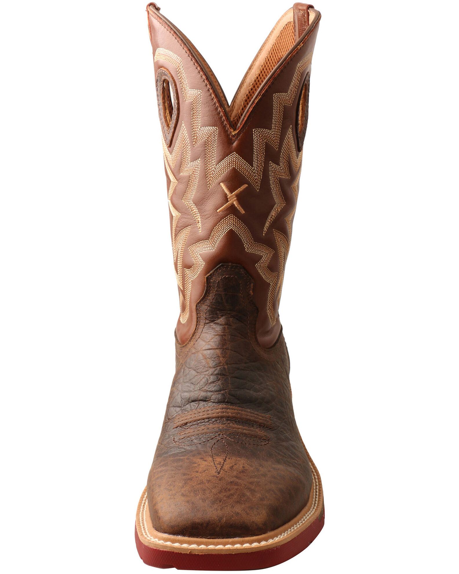 Product Name Twisted X Men's Brown Western Work Boots Soft Toe