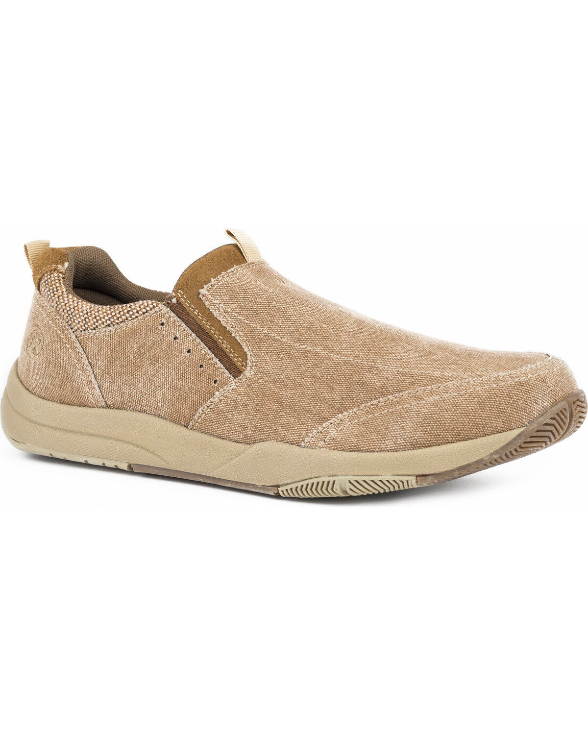Image #1 - Roper Men's Speed Canvas Swifter Sole Shoes - Round Toe, , hi-res
