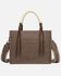 Image #2 - Wrangler Women's Cow Print Crossbody Tote, Coffee, hi-res