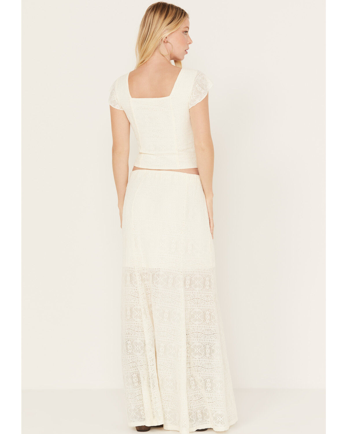 Image #3 - Idyllwind Women's Western Lady Maxi Skirt, Ivory, hi-res