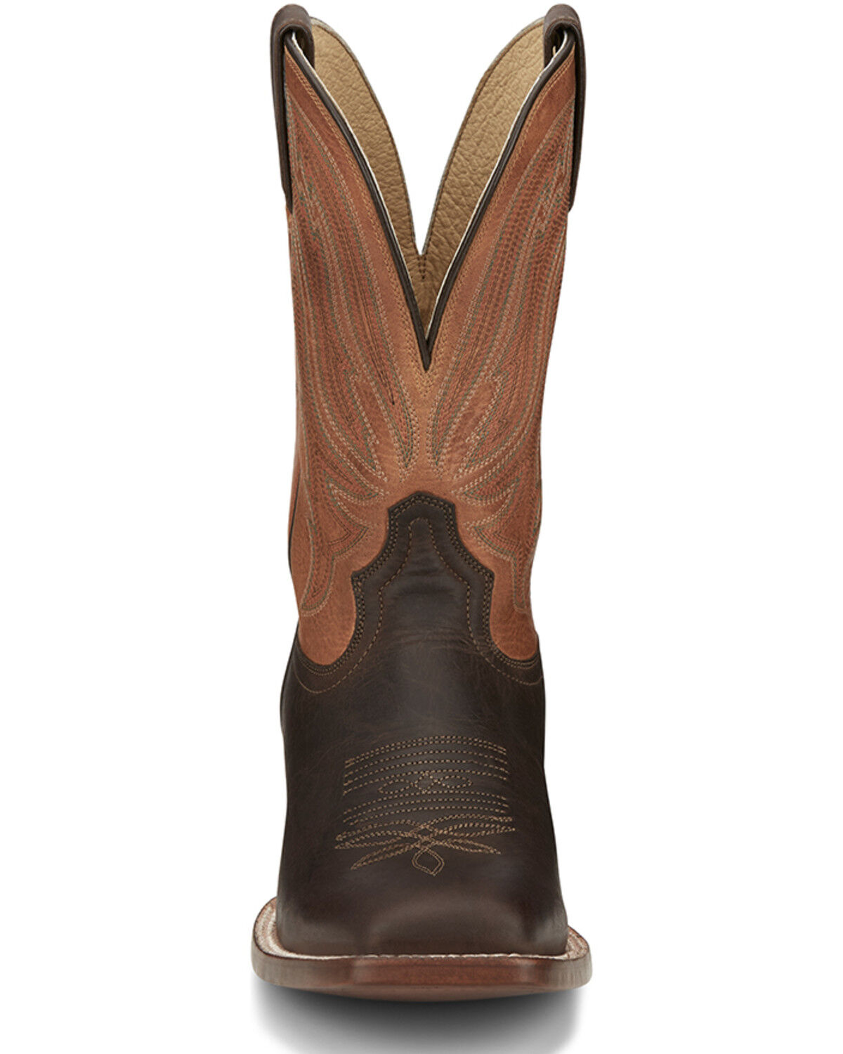 Image #4 - Tony Lama Men's Arena Asher Western Boots - Broad Square Toe, Brown, hi-res