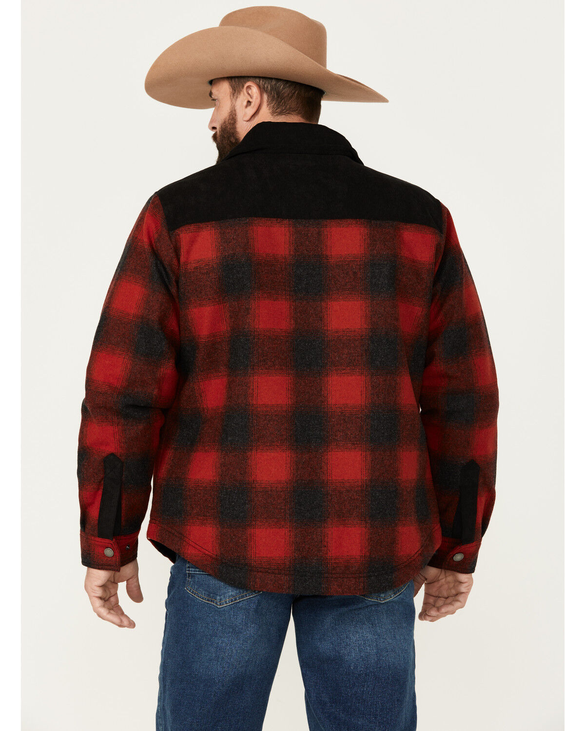 Image #4 - Pendleton Men's Timberline Shirt Jacket, Red, hi-res