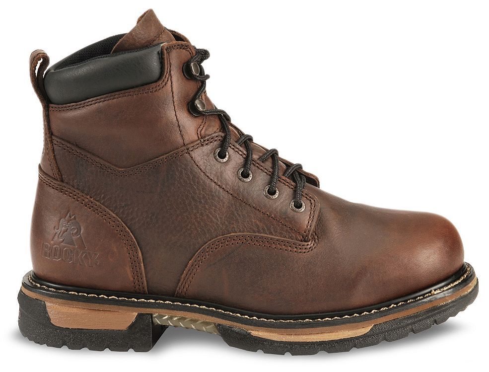 rocky lace up work boots