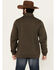 Image #4 - Cinch Men's Solid Quarter Zip Long Sleeve Pullover, Brown, hi-res